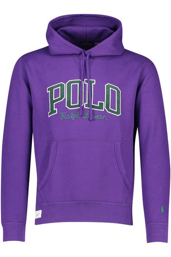 sweater Polo Ralph Lauren paars effen katoen hoodie 