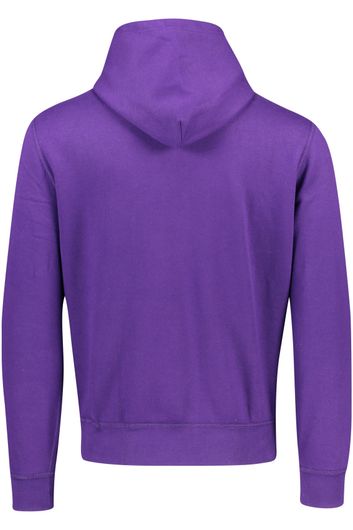 Polo Ralph Lauren sweater hoodie paars effen katoen