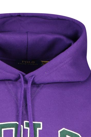Polo Ralph Lauren sweater hoodie paars effen katoen