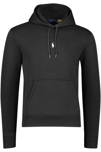 Polo Ralph Lauren sweater hoodie zwart effen katoen