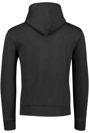 Polo Ralph Lauren sweater hoodie zwart effen katoen