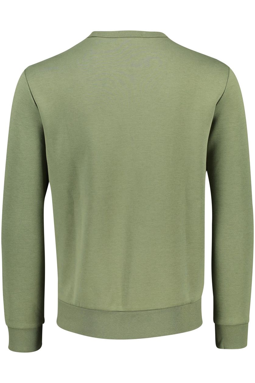 Groene Polo Ralph Lauren sweater effen katoen ronde hals 