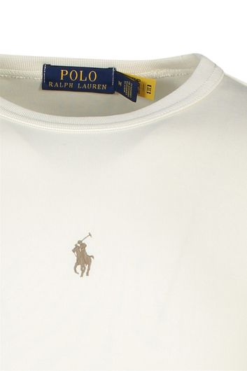 Polo Ralph Lauren trui ronde hals wit katoen