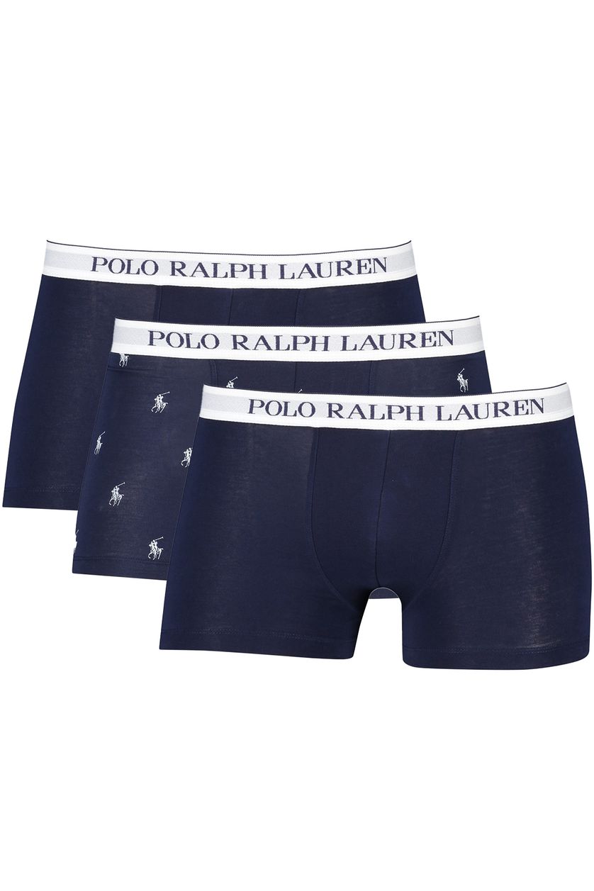 Polo Ralph Lauren boxershort 3-pack navy geprint  