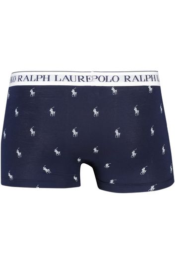 boxershort 3-pack Polo Ralph Lauren navy geprint 