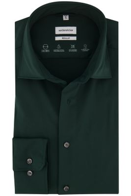 Seidensticker Seidensticker business overhemd Regular normale fit groen effen 