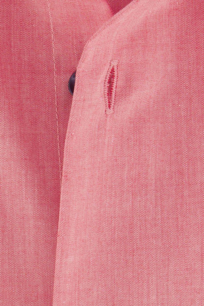 Seidensticker business overhemd Regular roze effen katoen normale fit