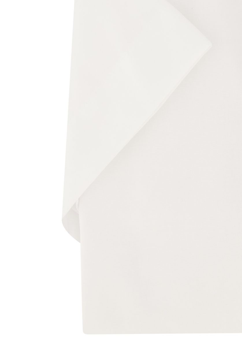 Normale fit Seidensticker overhemd korte mouw Regular wit uni