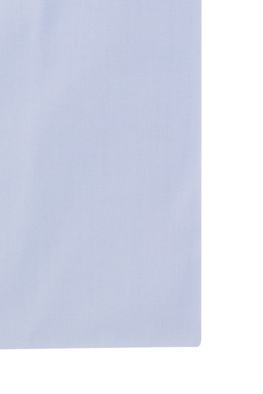 Seidensticker overhemd korte mouw Regular lichtblauw effen katoen normale fit