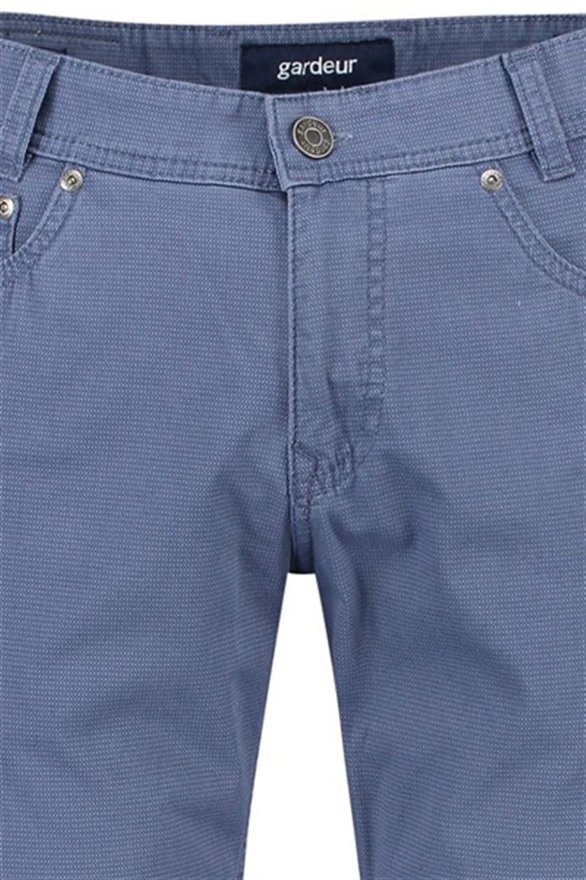 Gardeur jeans blauw katoen 