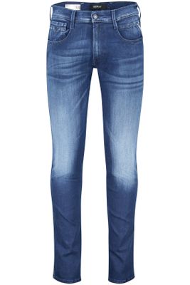 Replay Replay jeans blauw effen slim fit katoen 