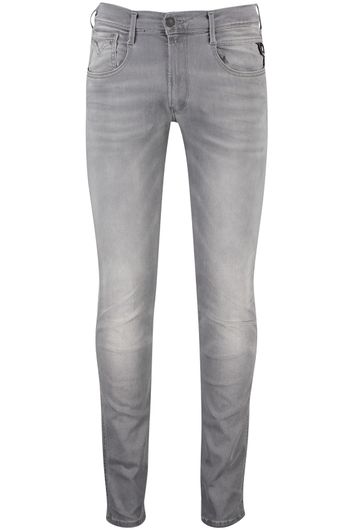 jeans Replay grijs effen katoen 