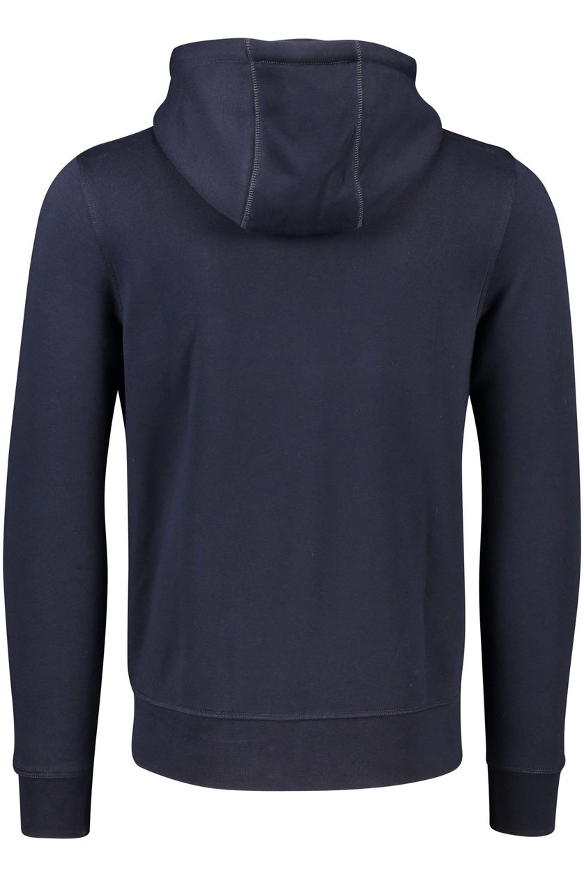 Tommy Hilfiger sweater blauw geprint katoen hoodie 