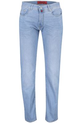 Pierre Cardin jeans Pierre Cardin lichtblauw effen katoen Lyon