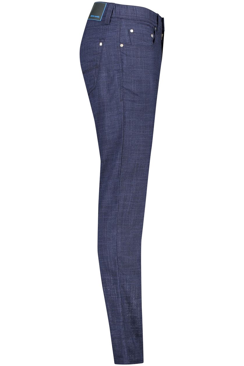Pierre Cardin jeans donkerblauw geruit katoen Lyon
