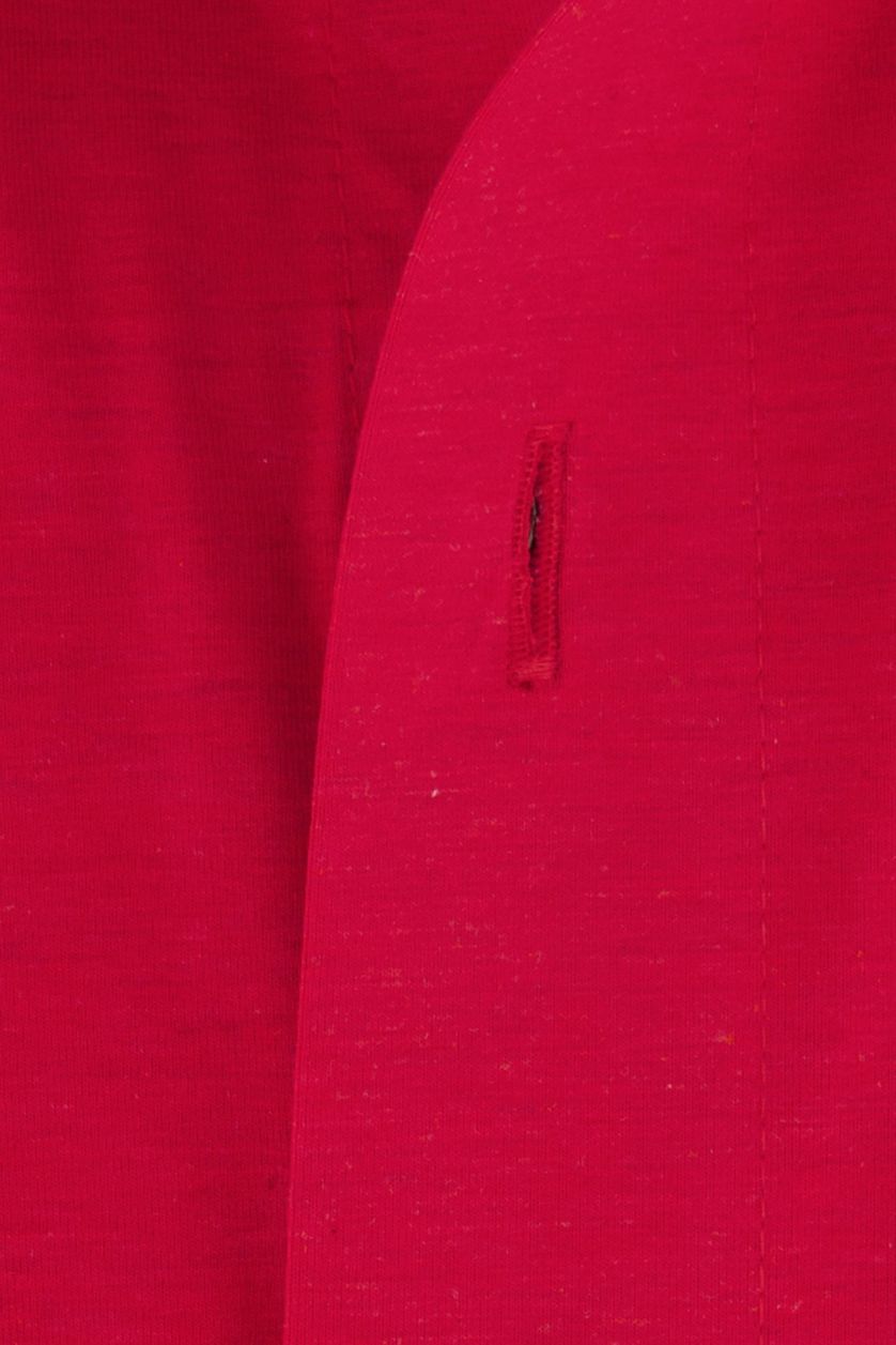 Olymp business overhemd Luxor Modern Fit rood effen katoen normale fit