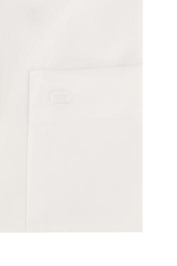 Olymp business overhemd Luxor Comfort Fit wijde fit wit effen zakelijk
