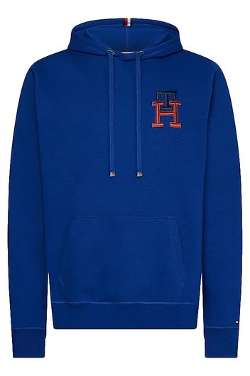 Big & Tall trui Tommy Hilfiger blauw  katoen hoodie 