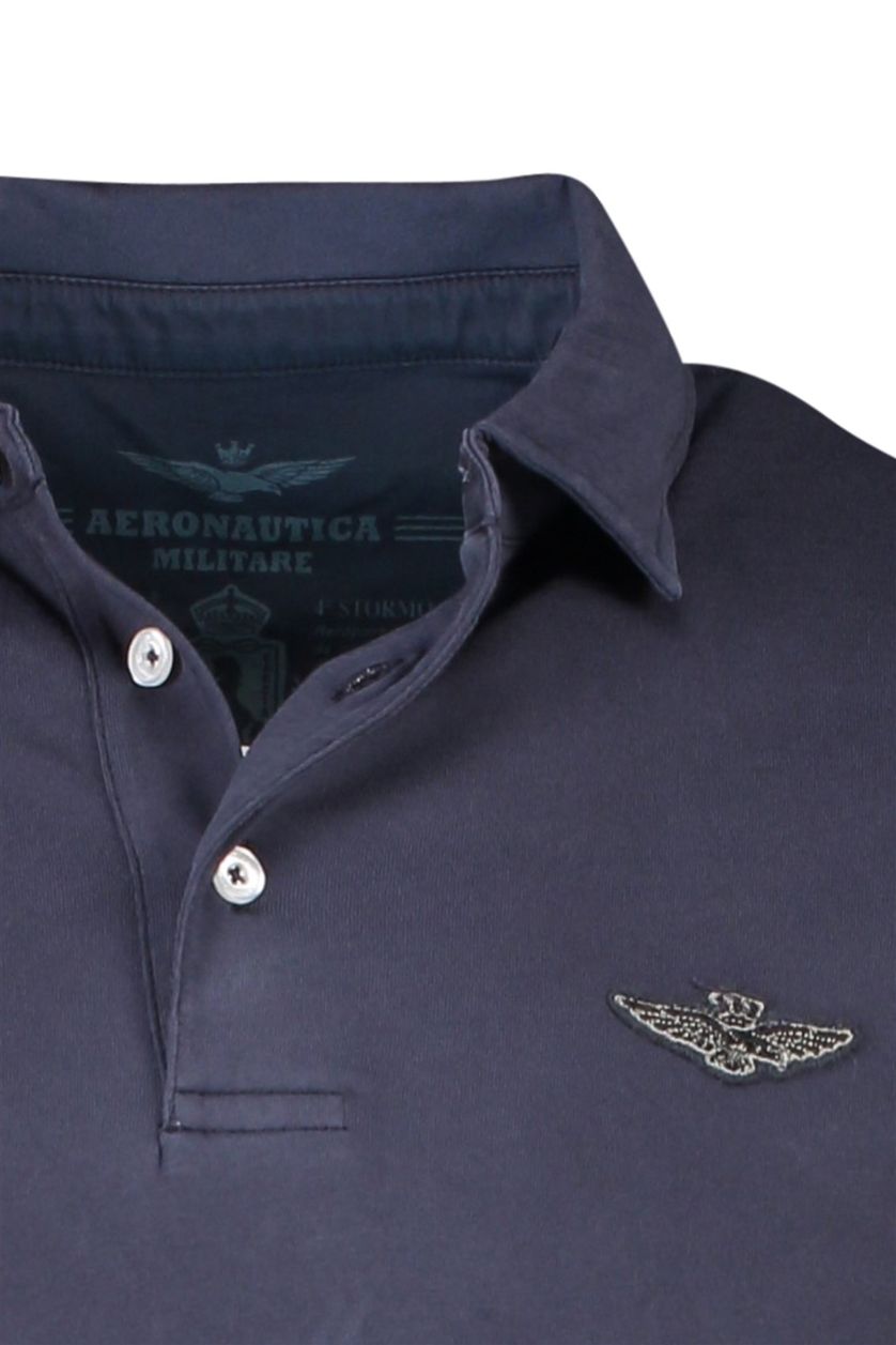Aeronautica Militare polo donkerblauw met logo