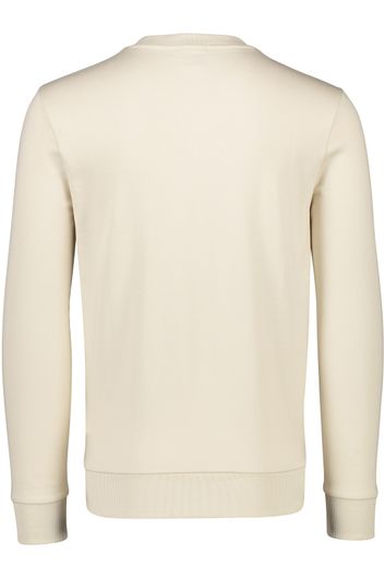 sweater Hugo Boss beige geprint katoen 
