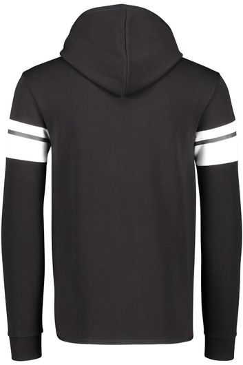 sweater Hugo Boss zwart geprint katoen hoodie 