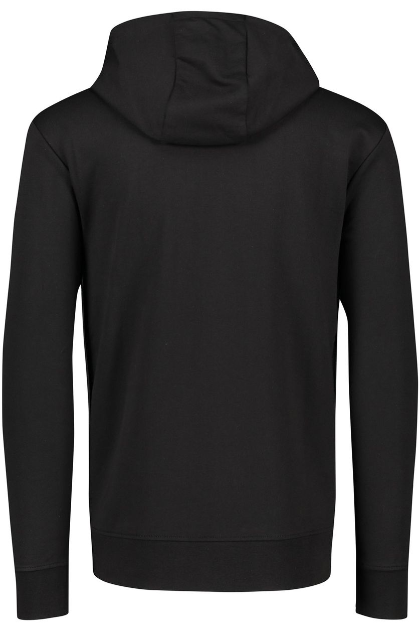 Hugo Boss sweater met logo zwart effen hoodie 