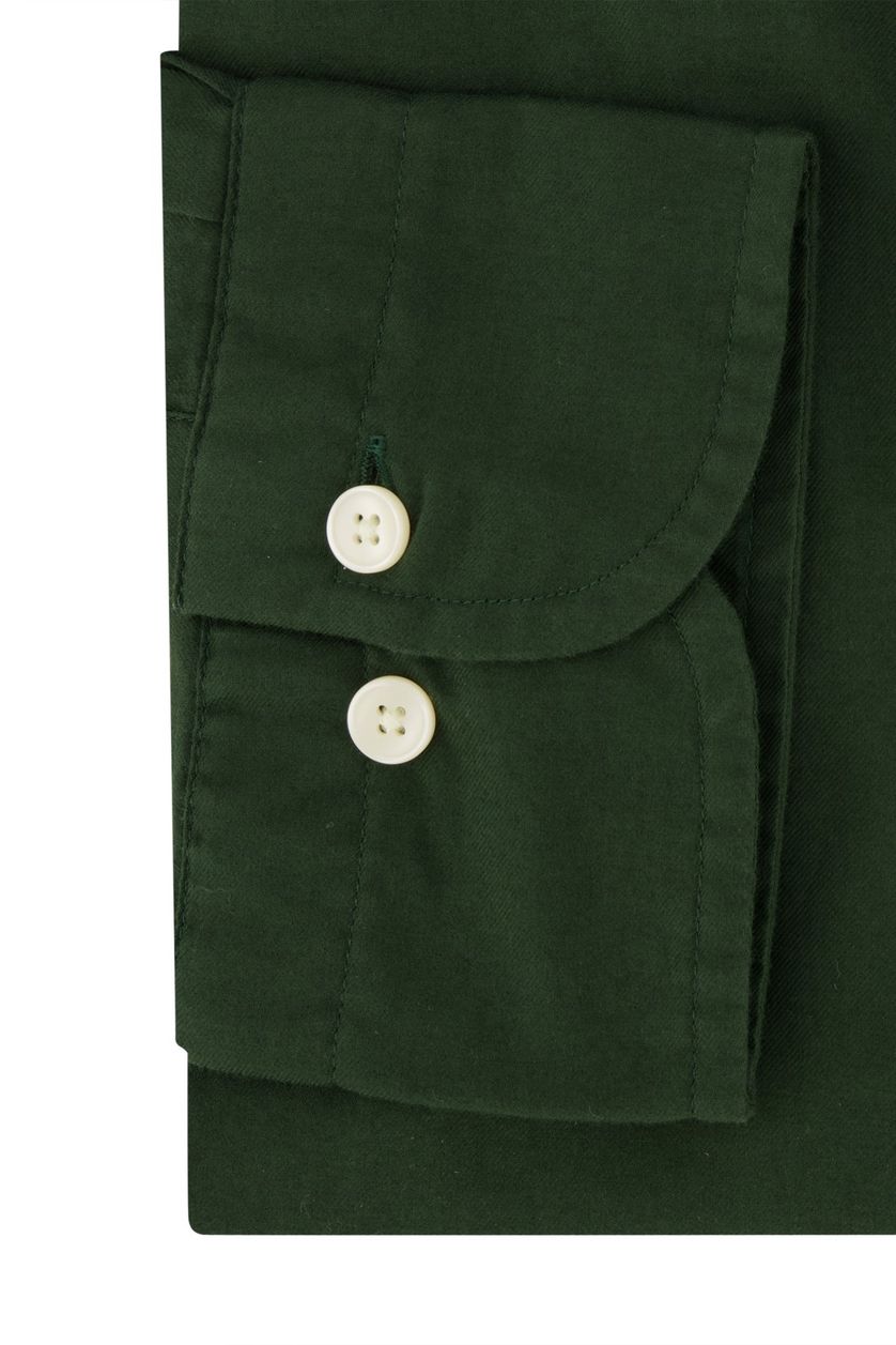 Gant casual overhemd normale fit groen effen katoen