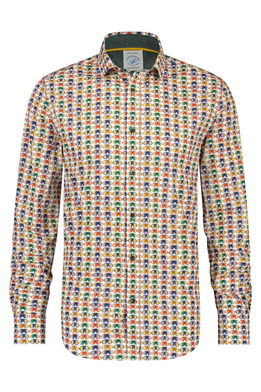 A Fish Named Fred overhemd multicolor all over print