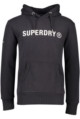 Superdry Superdry sweater zwart effen