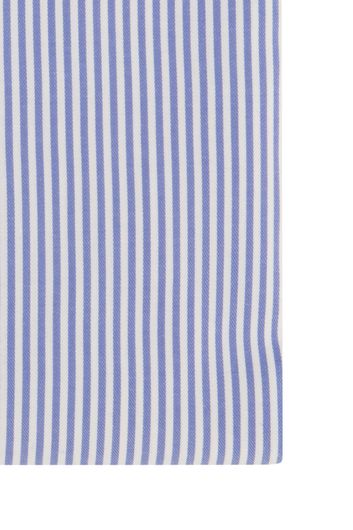 Eton business overhemd Contemporary Fit normale fit lichtblauw gestreept katoen