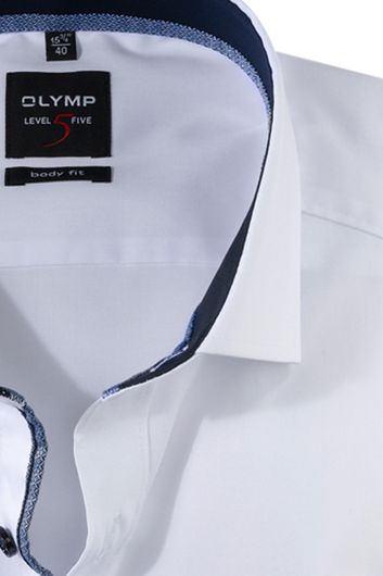 Olymp business overhemd extra slim fit wit uni