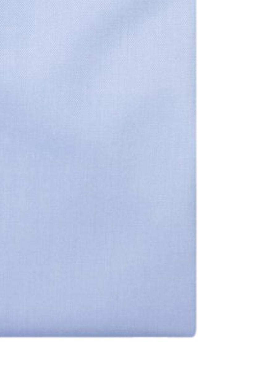 Cavallaro overhemd mouwlengte 7  lichtblauw effen katoen slim fit