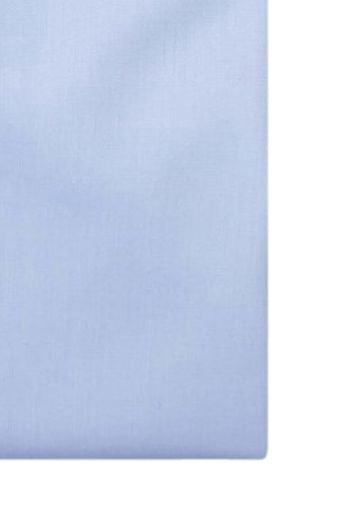 overhemd mouwlengte 7 Cavallaro  lichtblauw effen katoen slim fit 