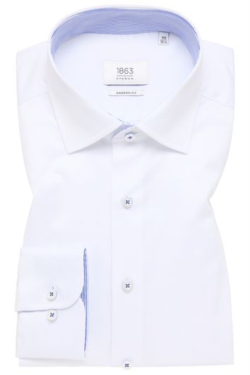Eterna modern fit overhemd wit katoen