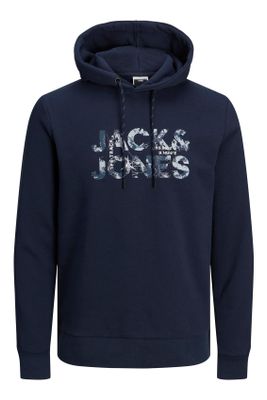 Jack & Jones Jack & Jones sweater donkerblauw effen katoen 
