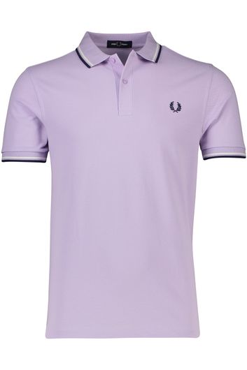 polo Fred Perry  paars effen katoen normale fit