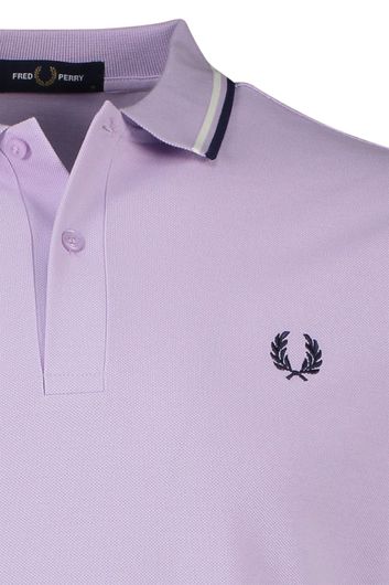 polo Fred Perry  paars effen katoen normale fit