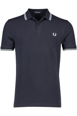 Fred Perry Fred Perry polo  donkerblauw effen katoen normale fit