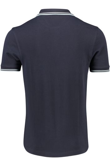 Fred Perry polo normale fit donkerblauw uni 100% katoen