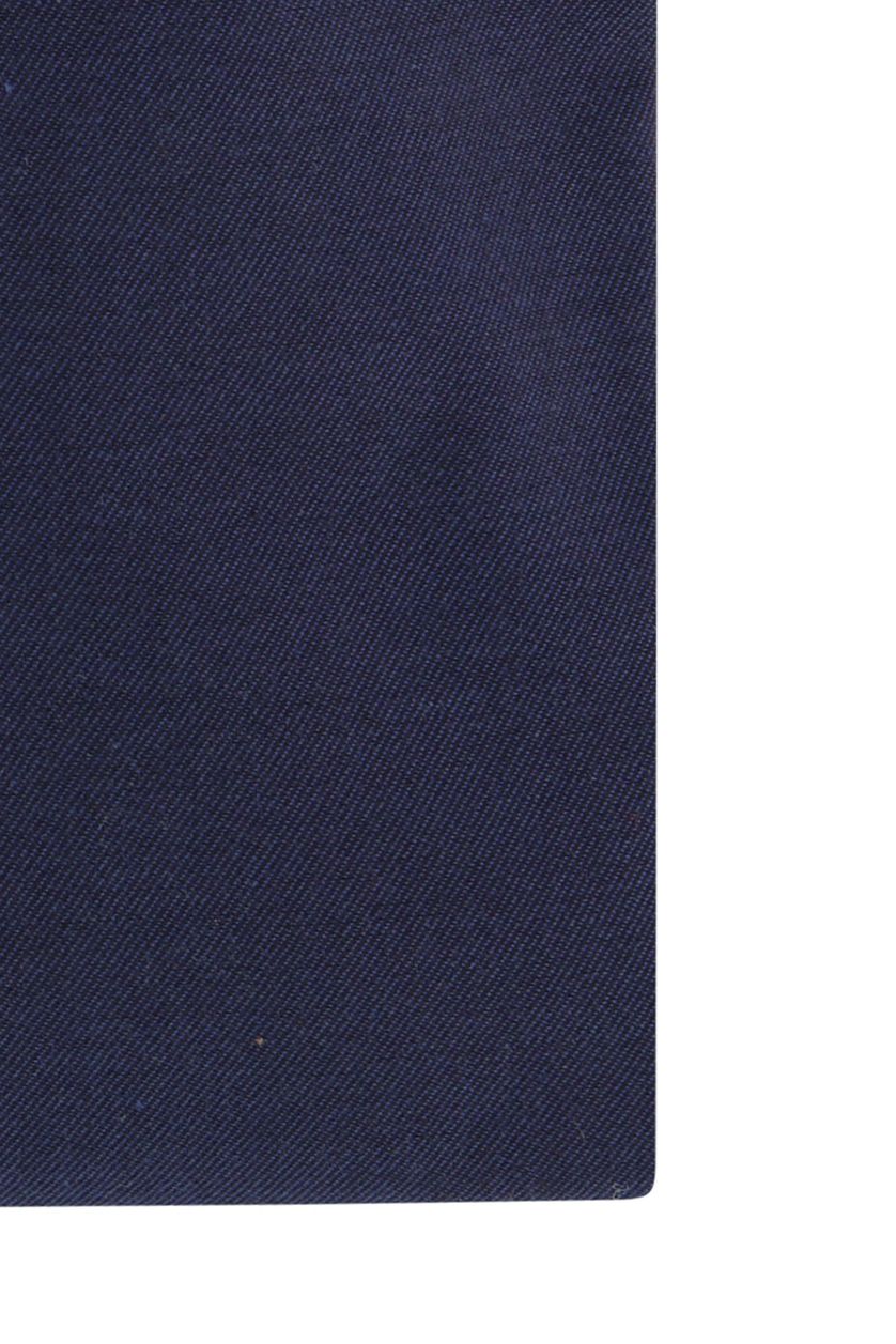 John Miller business overhemd John Miller Tailored Fit normale fit donkerblauw effen katoen