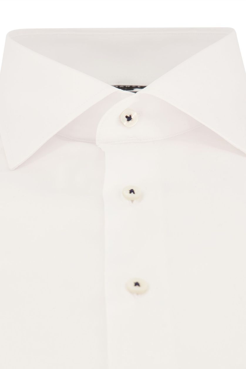 Eterna business overhemd Comfort Fit wit effen synthetisch wijde fit
