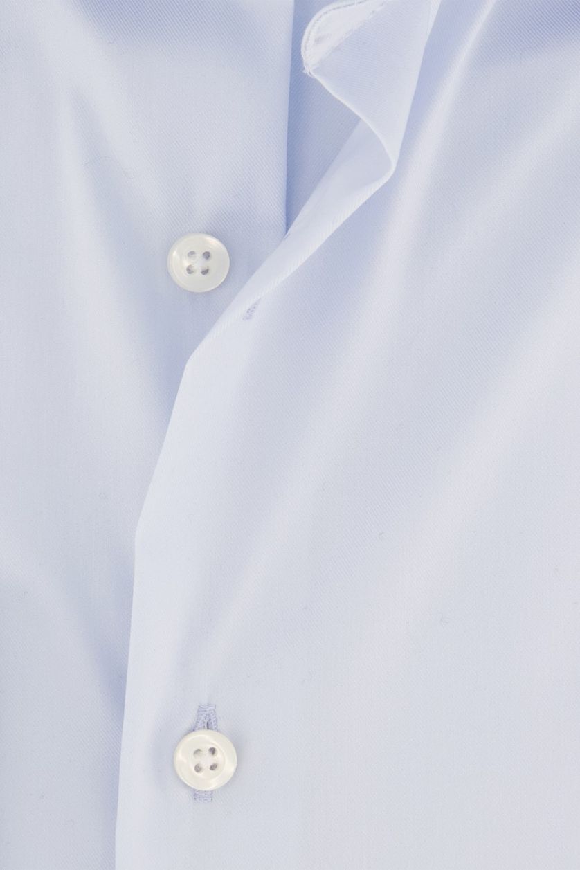 Eterna business overhemd Comfort Fit lichtblauw effen synthetisch wijde fit