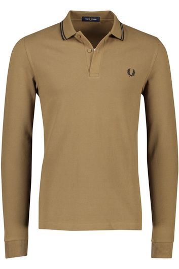 polo Fred Perry bruin effen 