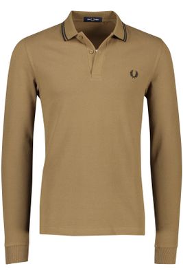 Fred Perry polo Fred Perry bruin effen 