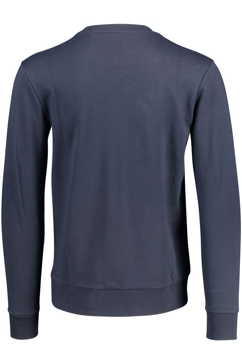 Hugo Boss sweater donkerblauw ronde hals met logo