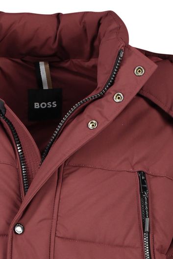Hugo Boss winterjas rood 