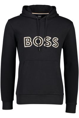 Hugo Boss sweater Hugo Boss grijs effen katoen 