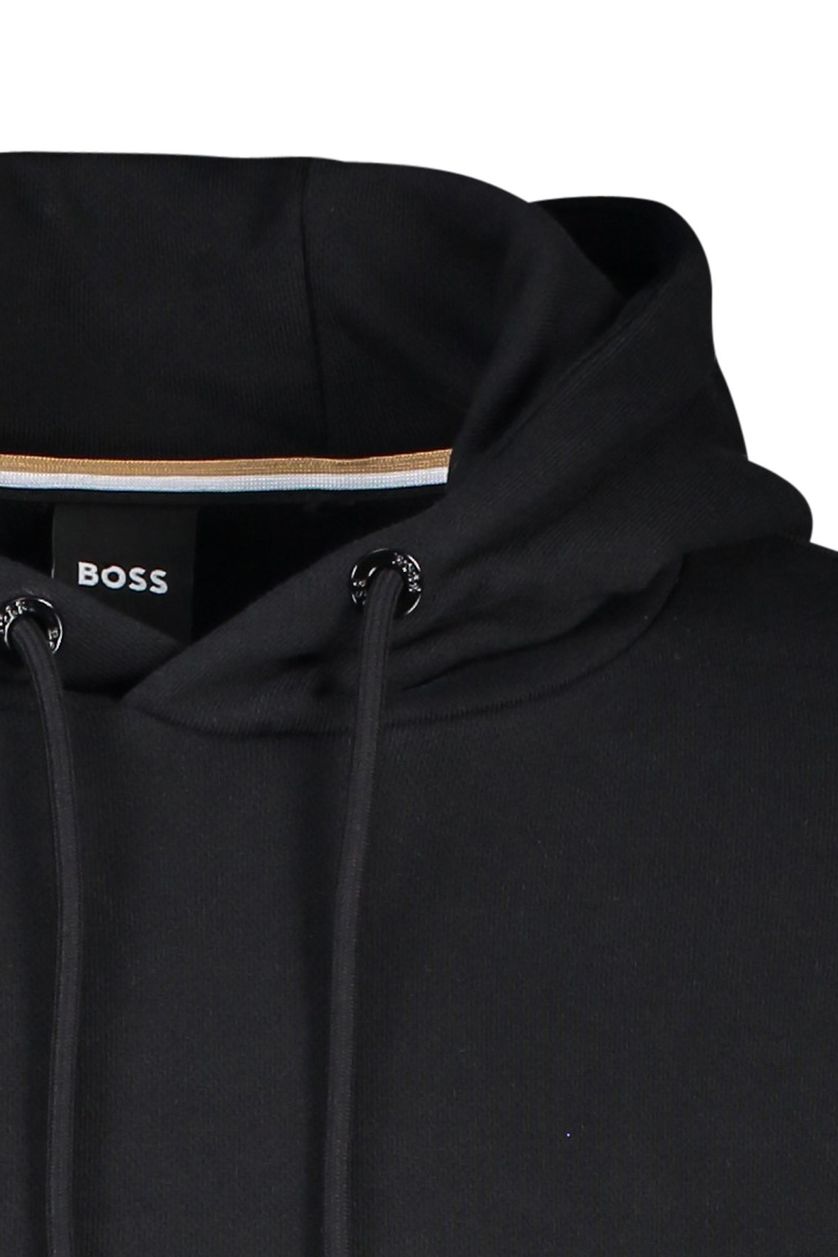 Hugo Boss sweater grijs effen katoen 