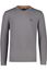 Hugo Boss sweater Westart grijs effen katoen ronde hals 