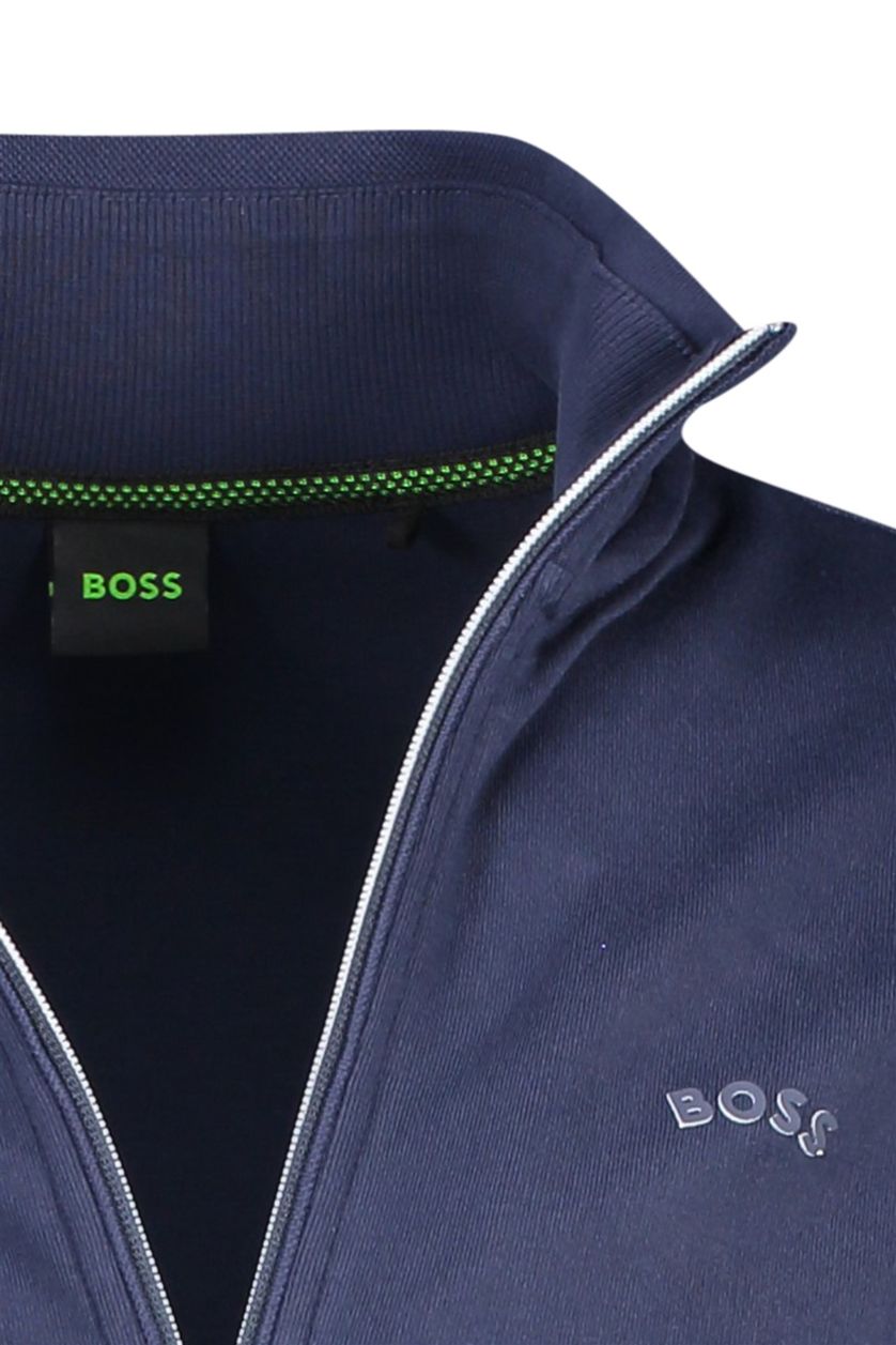Hugo Boss Skaz Curved Green Vest Navy